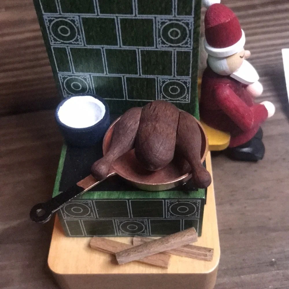 Williams Sonoma Richard Glaesser Smoke Stove with Santa Claus Incense Burner - Picture 7 of 17